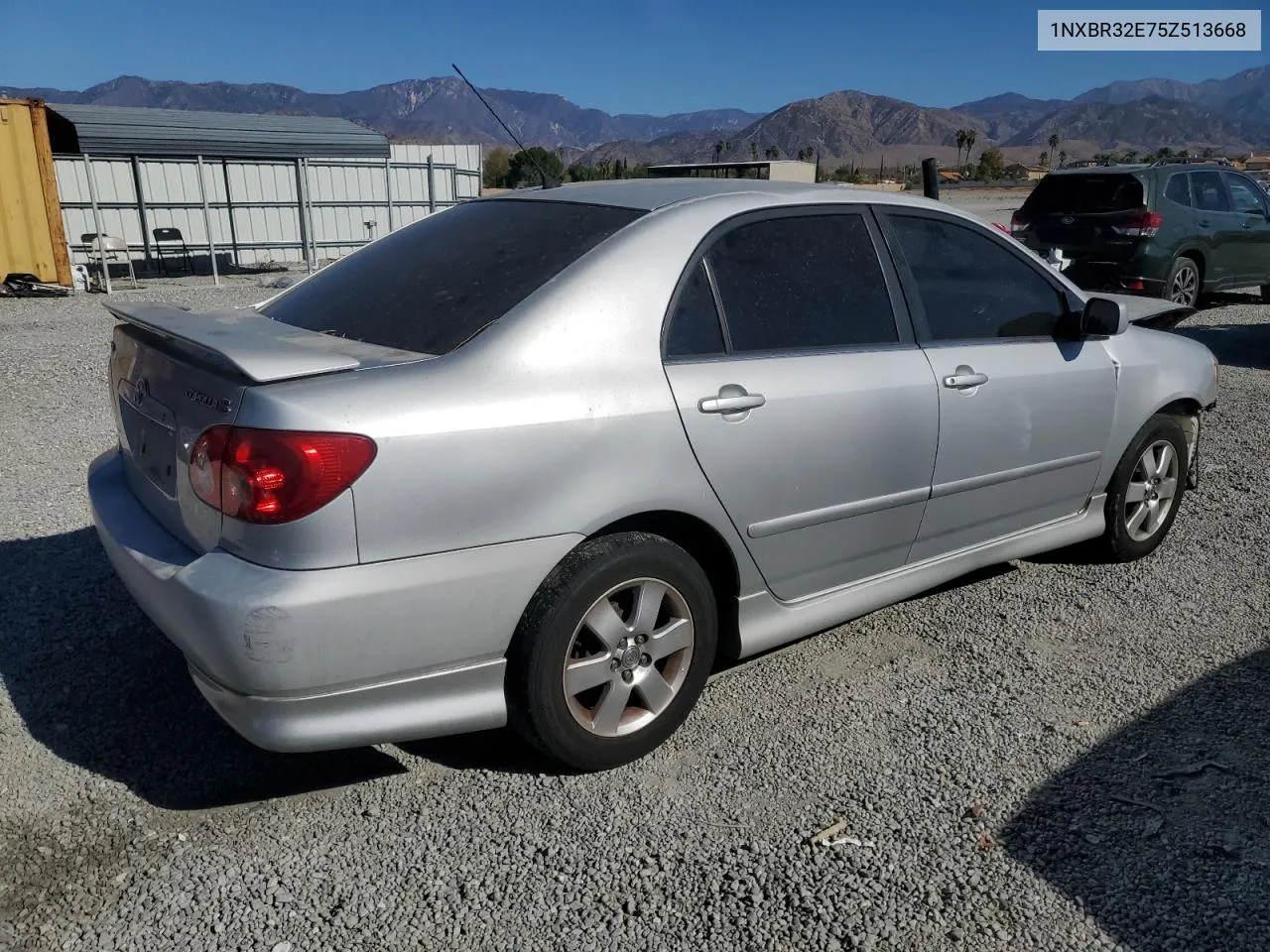 2005 Toyota Corolla Ce VIN: 1NXBR32E75Z513668 Lot: 80744404