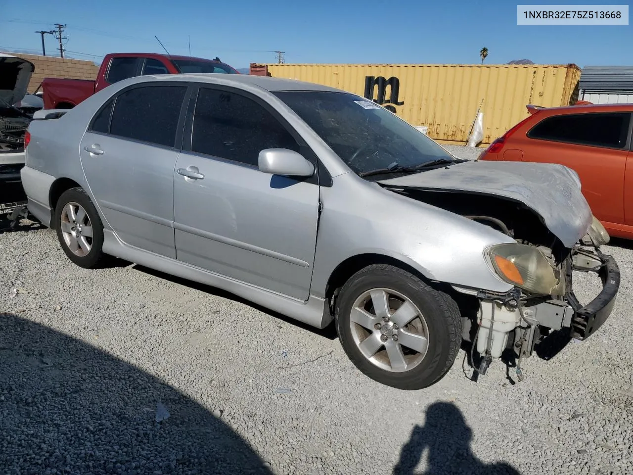 2005 Toyota Corolla Ce VIN: 1NXBR32E75Z513668 Lot: 80744404