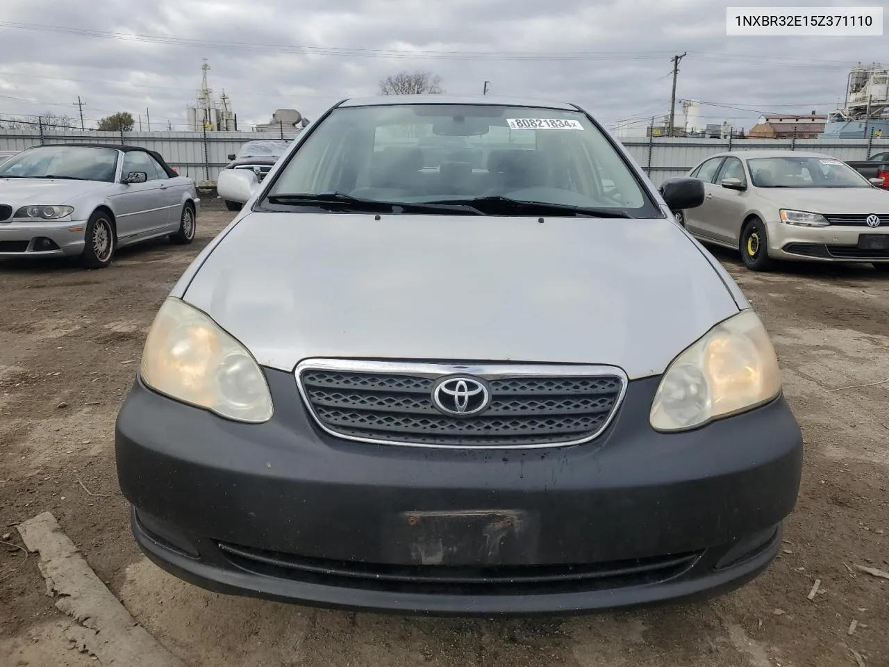 2005 Toyota Corolla Ce VIN: 1NXBR32E15Z371110 Lot: 80821834