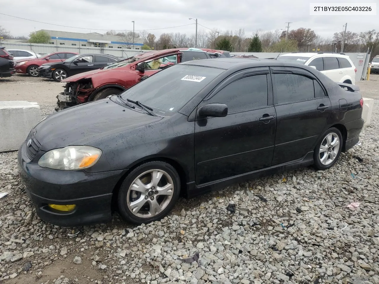 2005 Toyota Corolla Xrs VIN: 2T1BY32E05C403226 Lot: 80862344