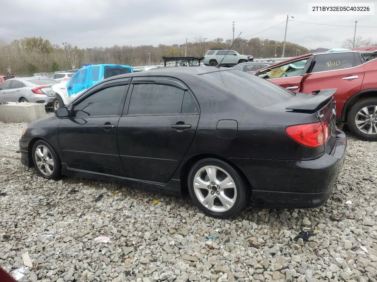 2005 Toyota Corolla Xrs VIN: 2T1BY32E05C403226 Lot: 80862344