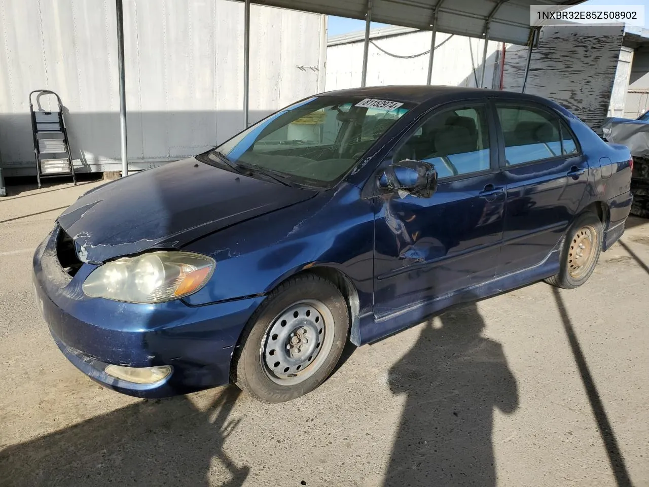 2005 Toyota Corolla Ce VIN: 1NXBR32E85Z508902 Lot: 81152974