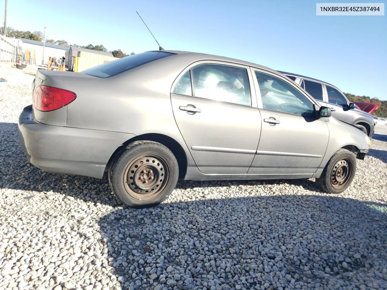 2005 Toyota Corolla Ce VIN: 1NXBR32E45Z387494 Lot: 82040294