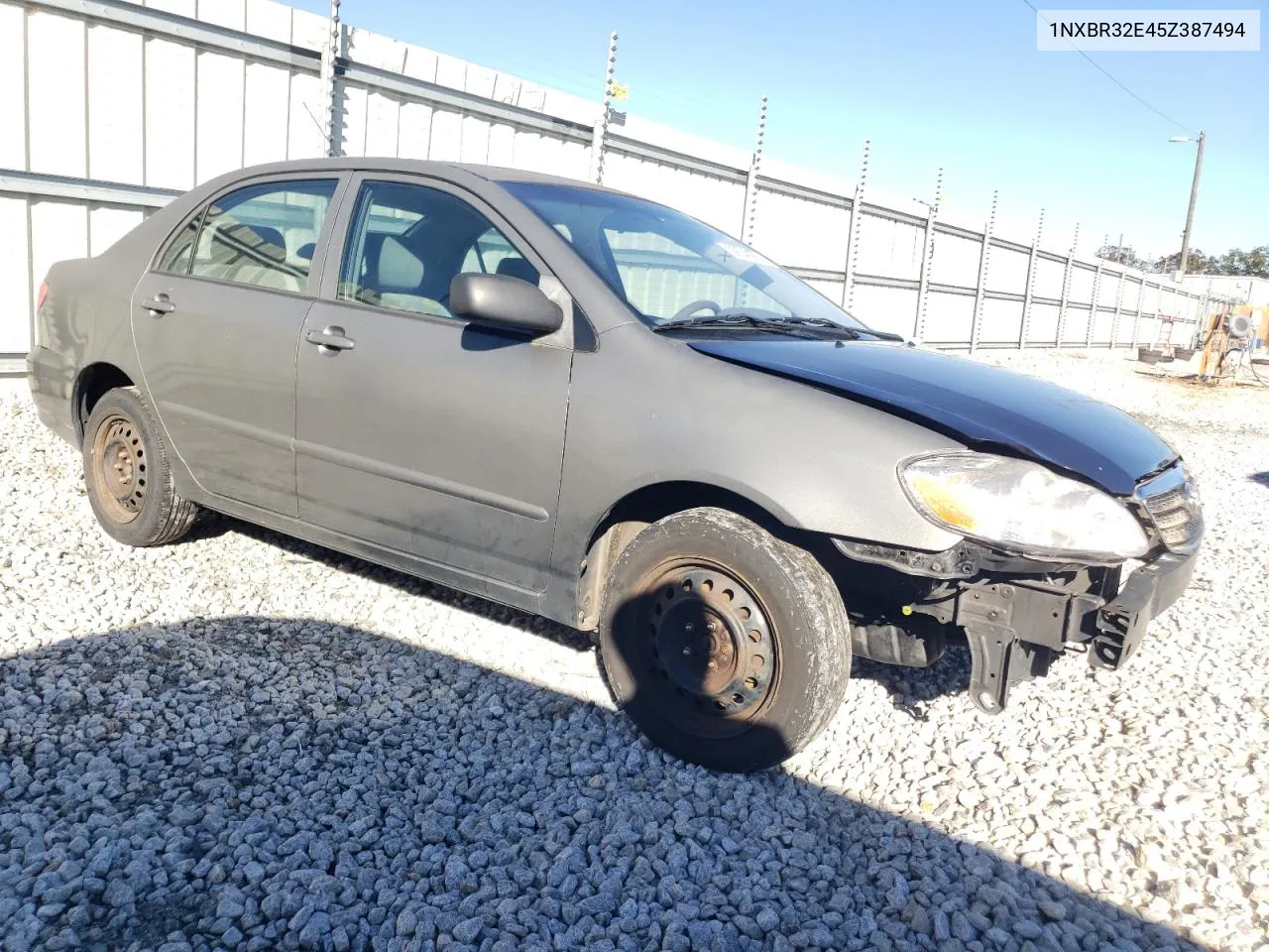 2005 Toyota Corolla Ce VIN: 1NXBR32E45Z387494 Lot: 82040294