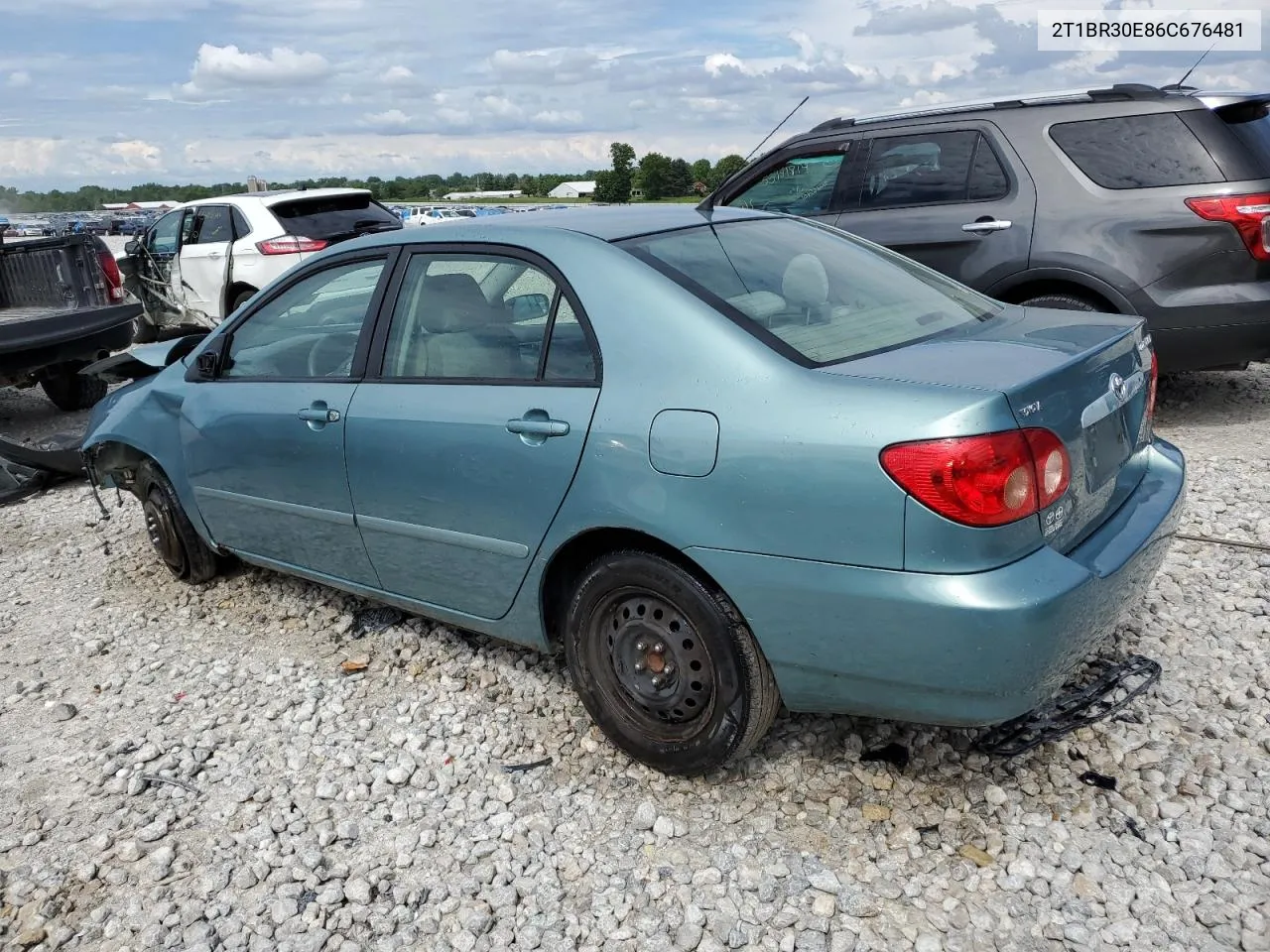 2006 Toyota Corolla Ce VIN: 2T1BR30E86C676481 Lot: 56341404