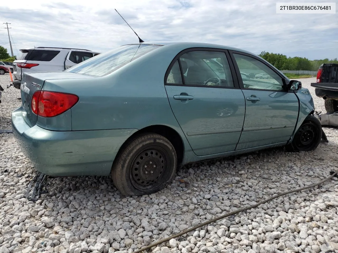 2006 Toyota Corolla Ce VIN: 2T1BR30E86C676481 Lot: 56341404