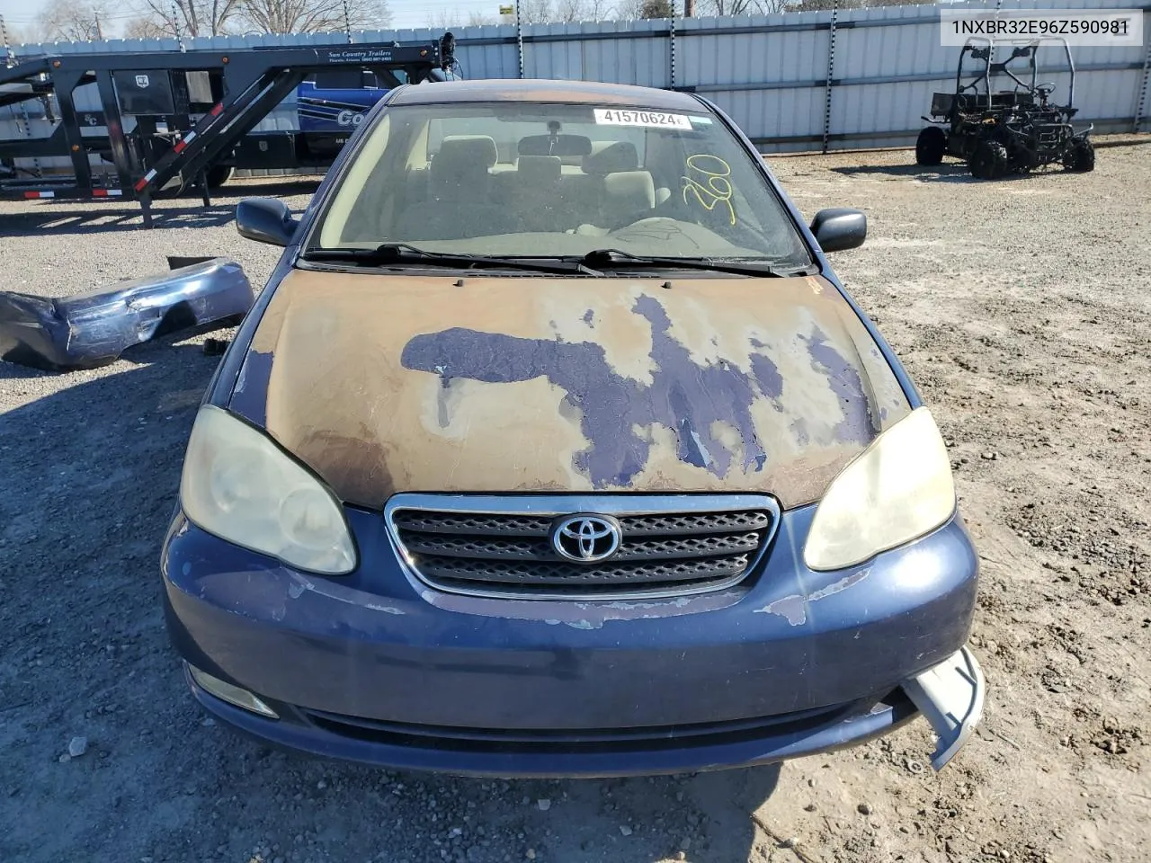 2006 Toyota Corolla Ce VIN: 1NXBR32E96Z590981 Lot: 64602814