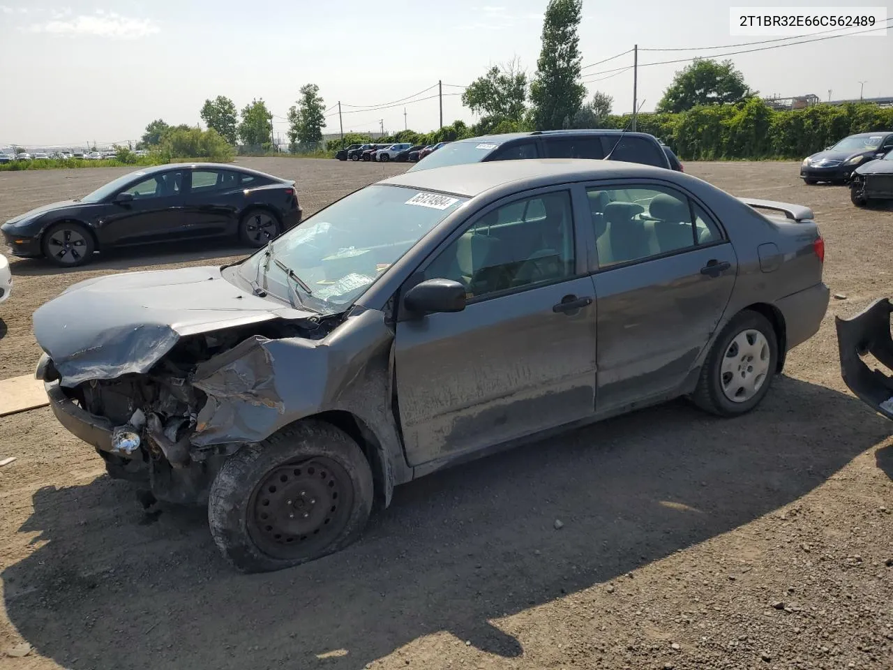 2006 Toyota Corolla Ce VIN: 2T1BR32E66C562489 Lot: 65124984