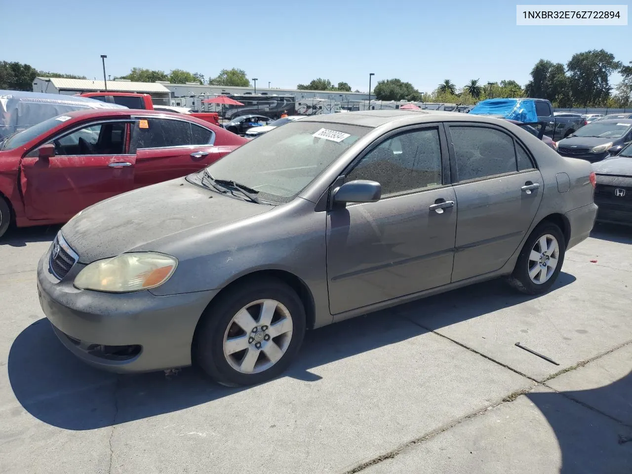 2006 Toyota Corolla Ce VIN: 1NXBR32E76Z722894 Lot: 66003934