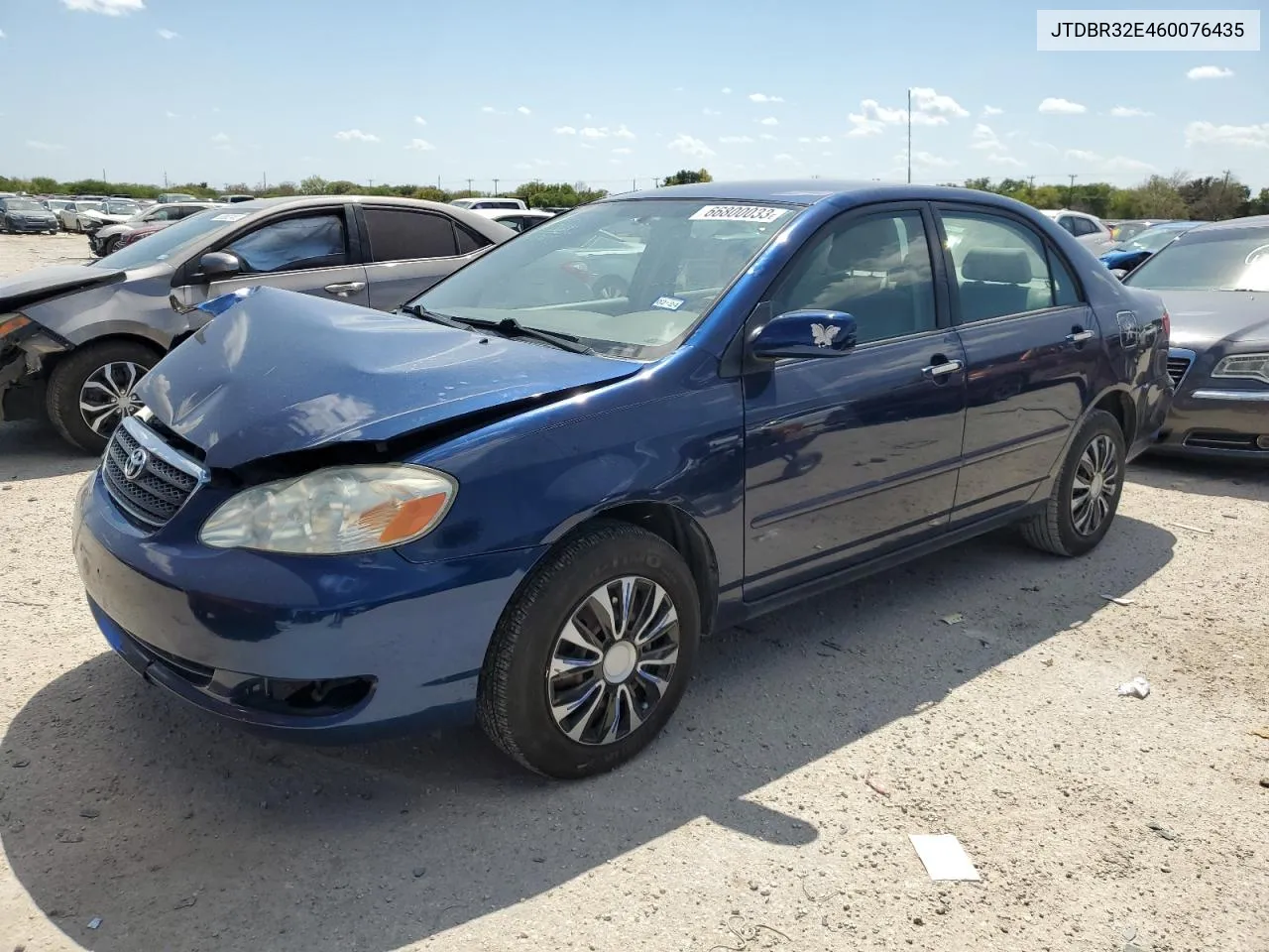 2006 Toyota Corolla Ce VIN: JTDBR32E460076435 Lot: 66800033