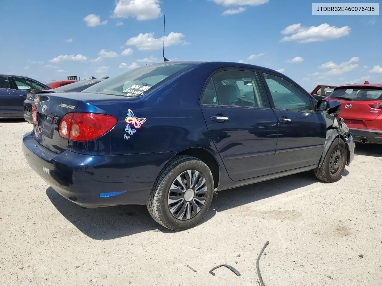 2006 Toyota Corolla Ce VIN: JTDBR32E460076435 Lot: 66800033