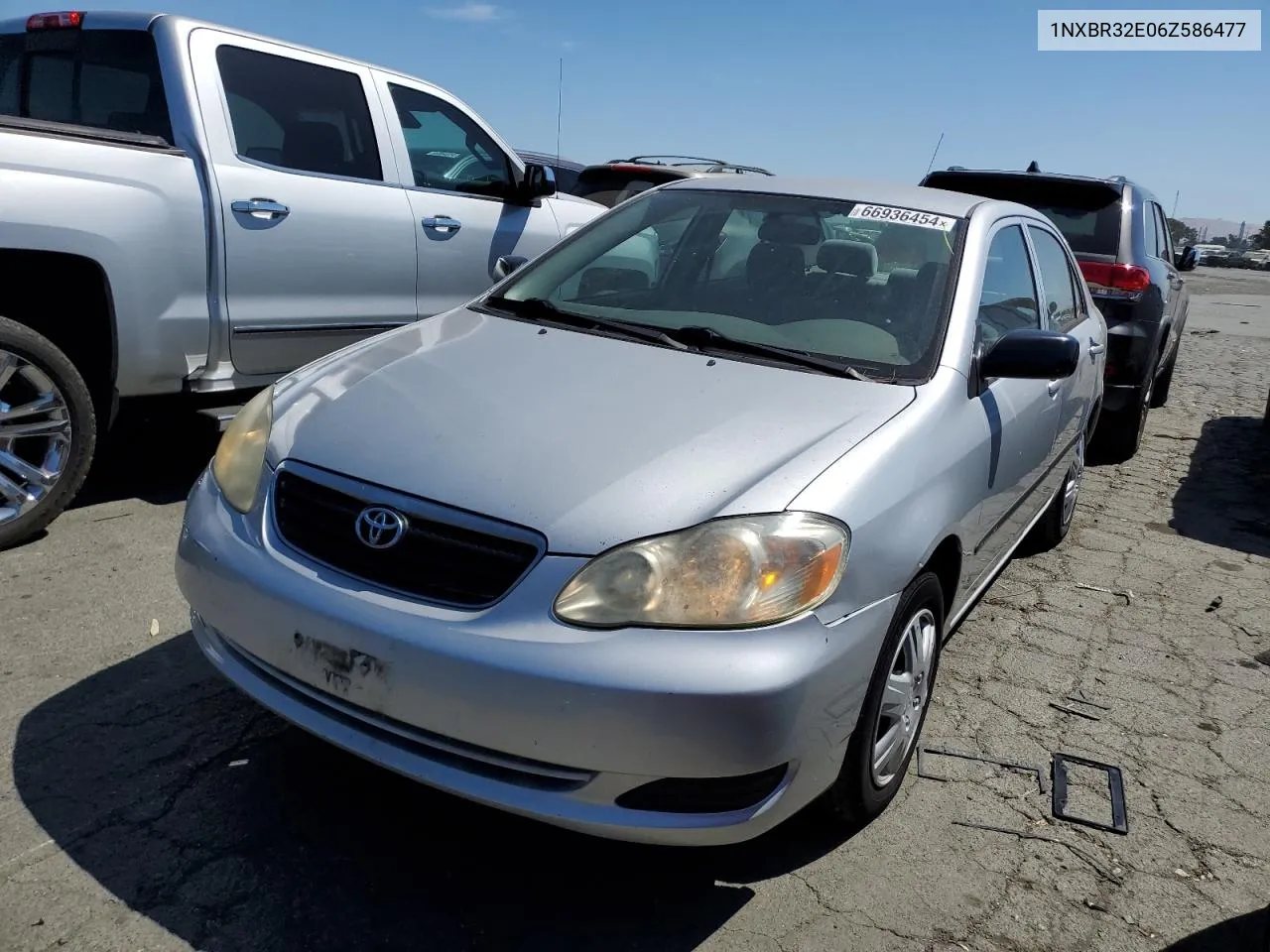 2006 Toyota Corolla Ce VIN: 1NXBR32E06Z586477 Lot: 66936454