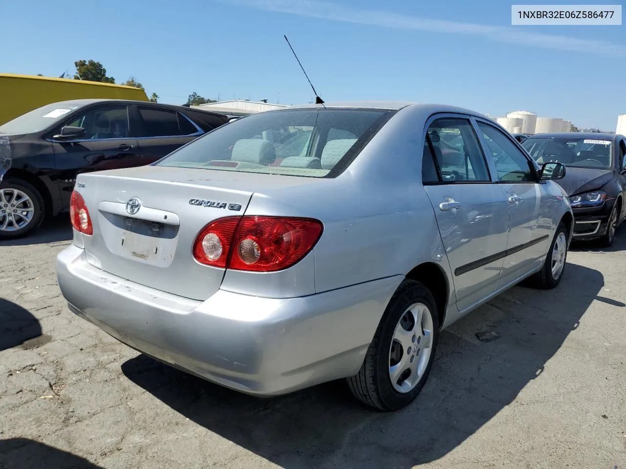 2006 Toyota Corolla Ce VIN: 1NXBR32E06Z586477 Lot: 66936454