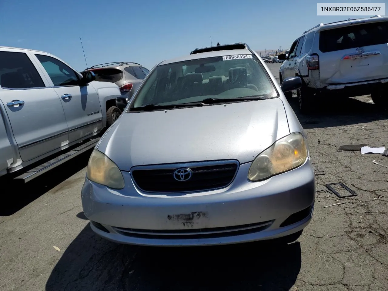 2006 Toyota Corolla Ce VIN: 1NXBR32E06Z586477 Lot: 66936454