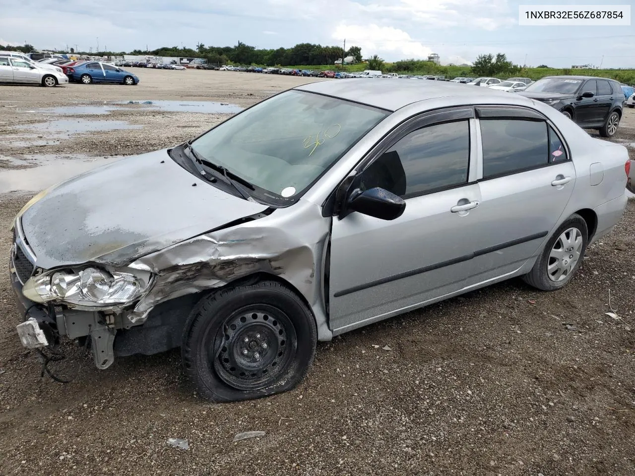 2006 Toyota Corolla Ce VIN: 1NXBR32E56Z687854 Lot: 67703874