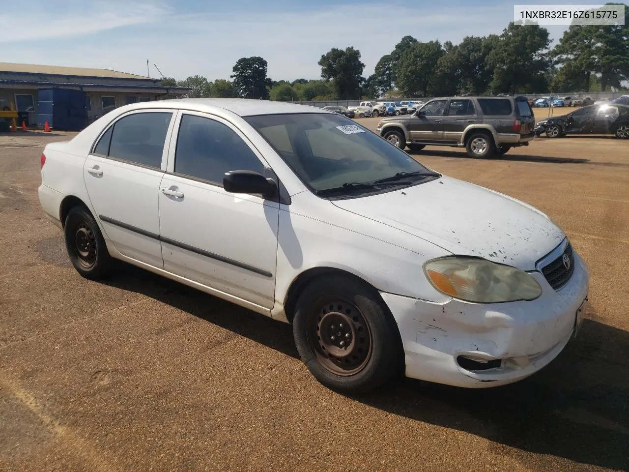 2006 Toyota Corolla Ce VIN: 1NXBR32E16Z615775 Lot: 68067034