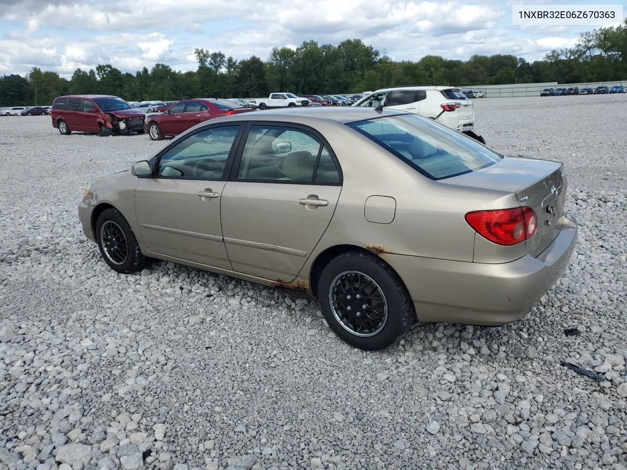 2006 Toyota Corolla Ce VIN: 1NXBR32E06Z670363 Lot: 68368004