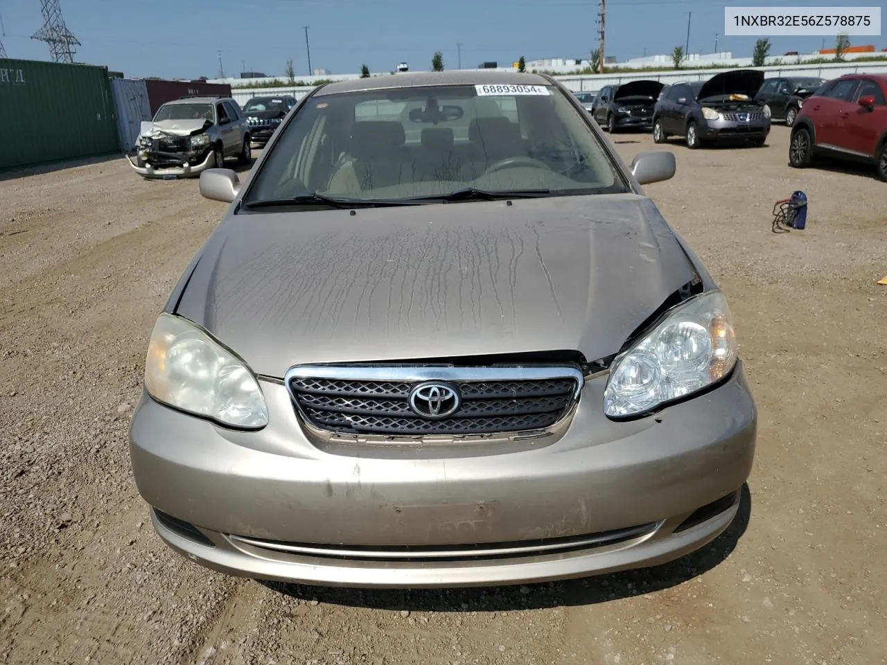 2006 Toyota Corolla Ce VIN: 1NXBR32E56Z578875 Lot: 68893054