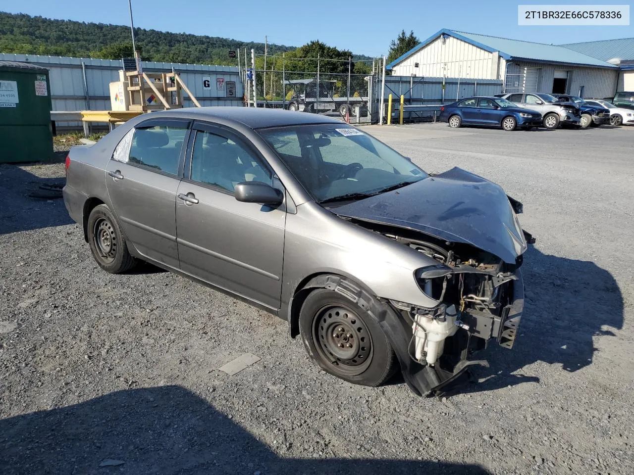 2006 Toyota Corolla Ce VIN: 2T1BR32E66C578336 Lot: 69864784