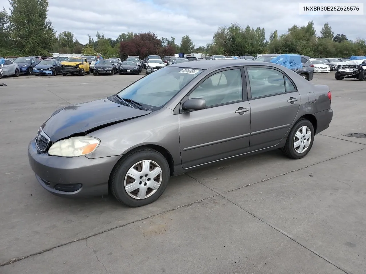 2006 Toyota Corolla Ce VIN: 1NXBR30E26Z626576 Lot: 69886994