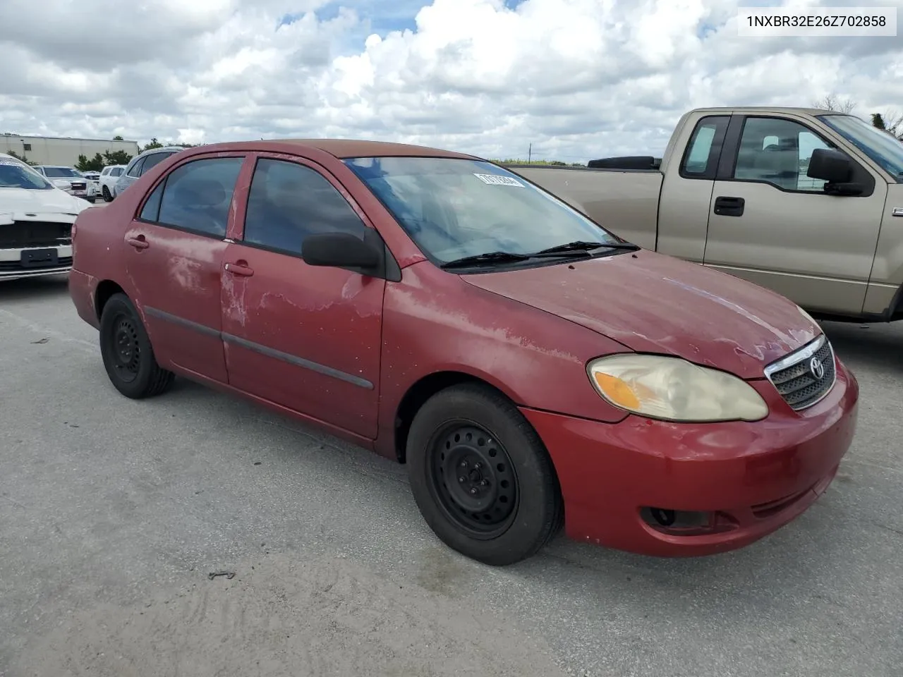 2006 Toyota Corolla Ce VIN: 1NXBR32E26Z702858 Lot: 70179264