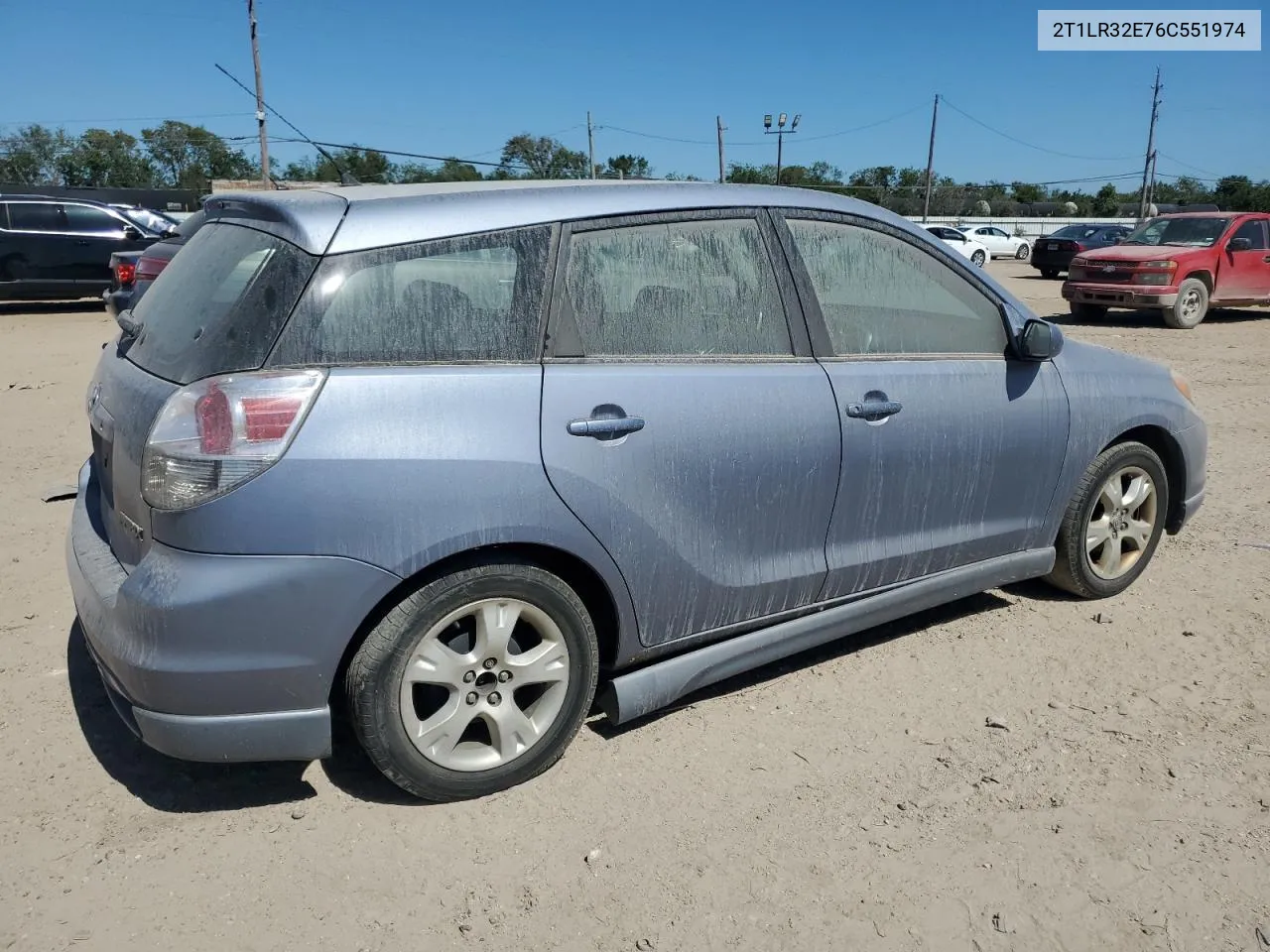 2006 Toyota Corolla Matrix Base VIN: 2T1LR32E76C551974 Lot: 70440954