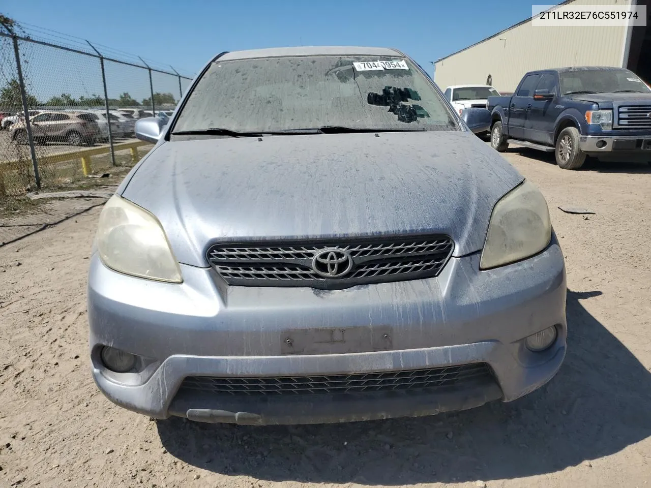 2006 Toyota Corolla Matrix Base VIN: 2T1LR32E76C551974 Lot: 70440954