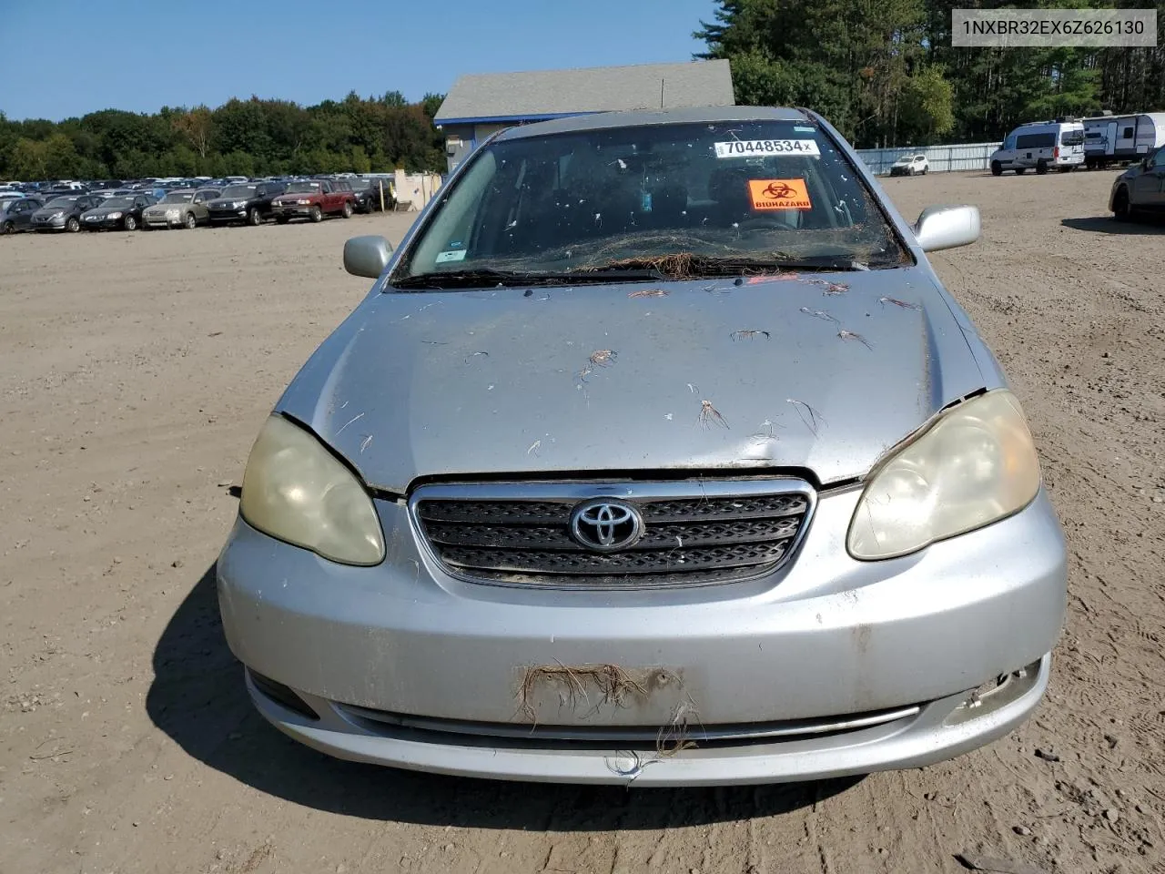 2006 Toyota Corolla Ce VIN: 1NXBR32EX6Z626130 Lot: 70448534