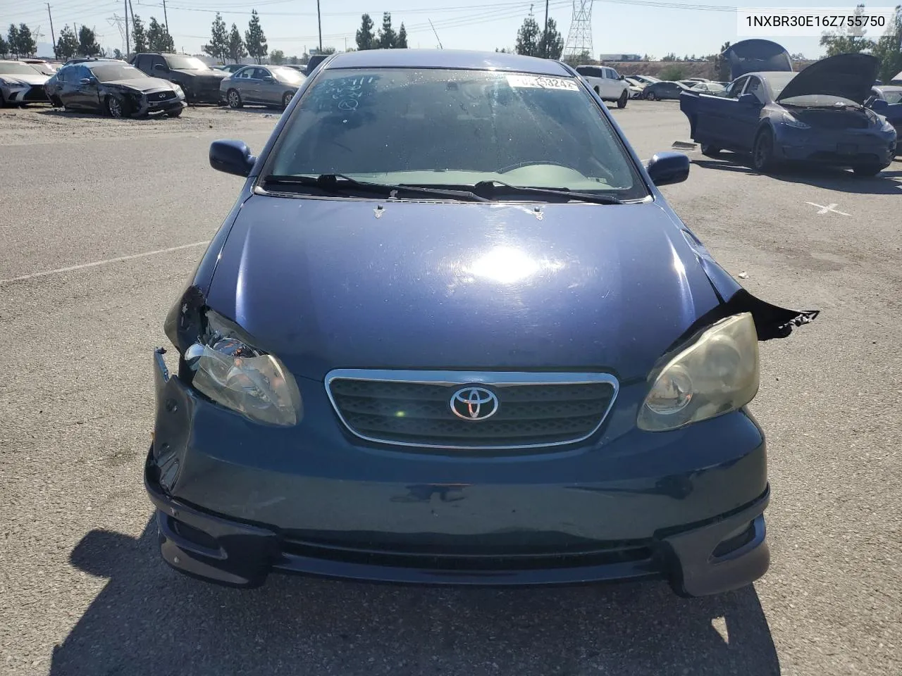 2006 Toyota Corolla Ce VIN: 1NXBR30E16Z755750 Lot: 70815324