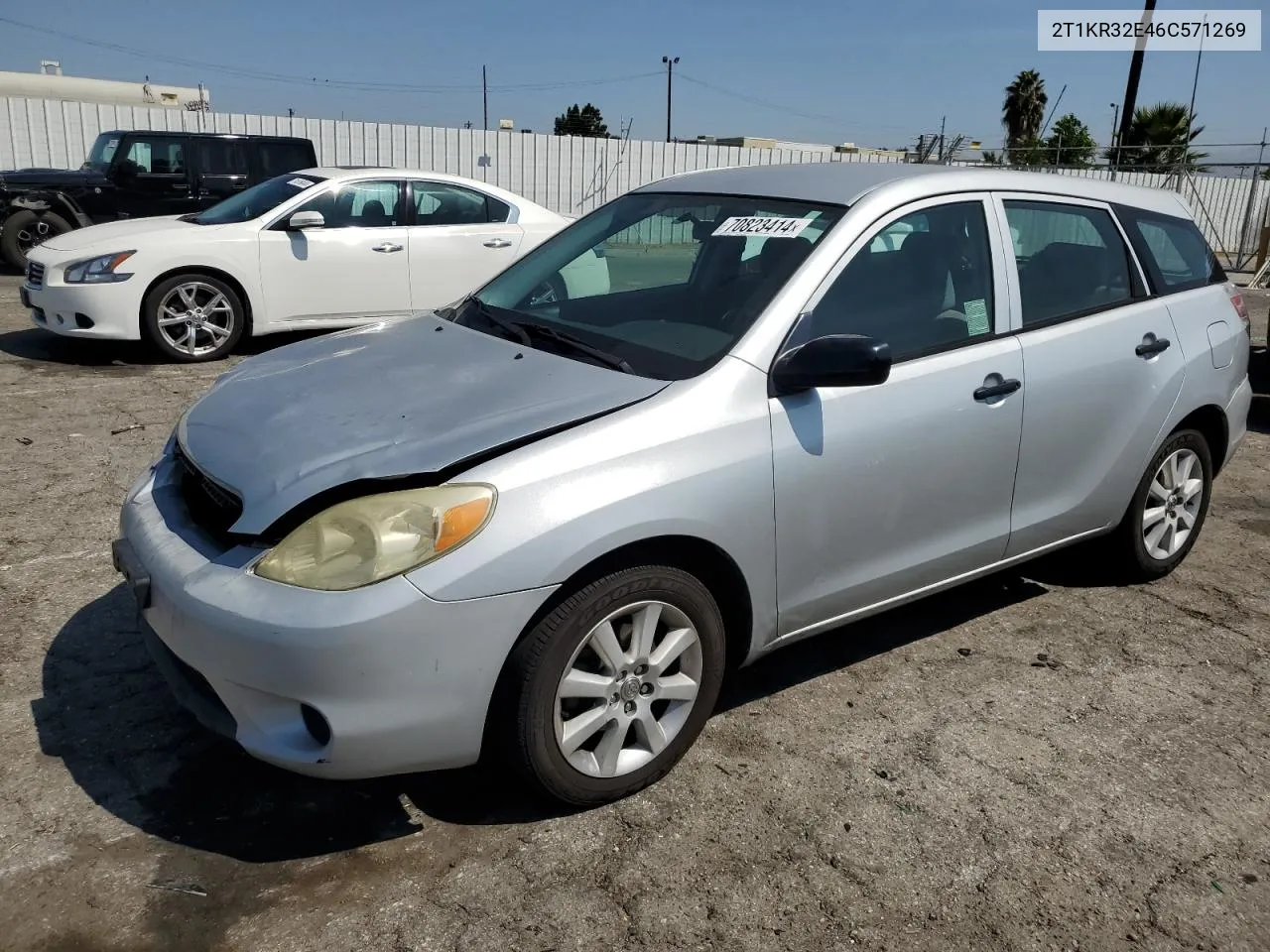 2006 Toyota Corolla Matrix Xr VIN: 2T1KR32E46C571269 Lot: 70823414