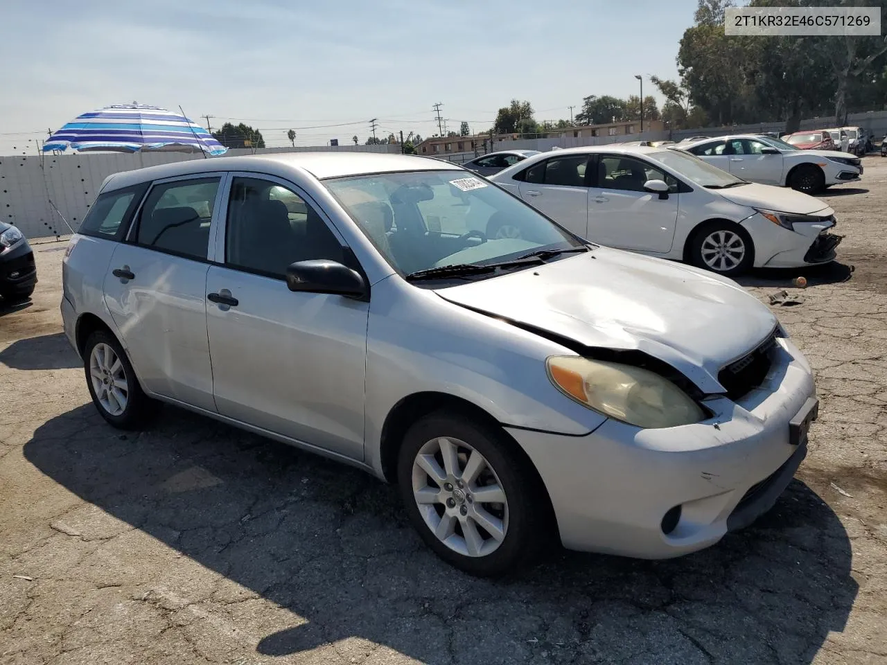 2006 Toyota Corolla Matrix Xr VIN: 2T1KR32E46C571269 Lot: 70823414