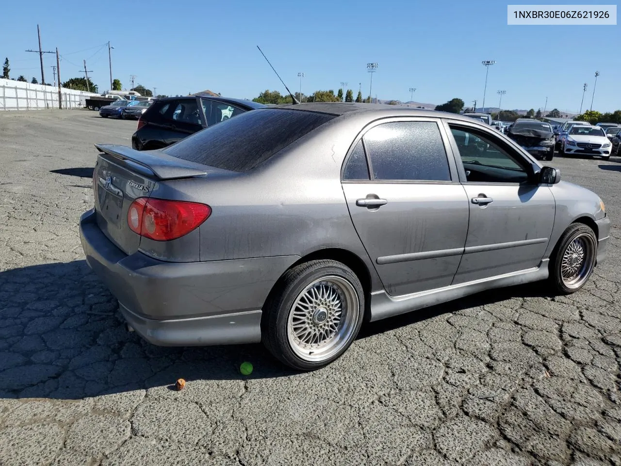 2006 Toyota Corolla Ce VIN: 1NXBR30E06Z621926 Lot: 70826074