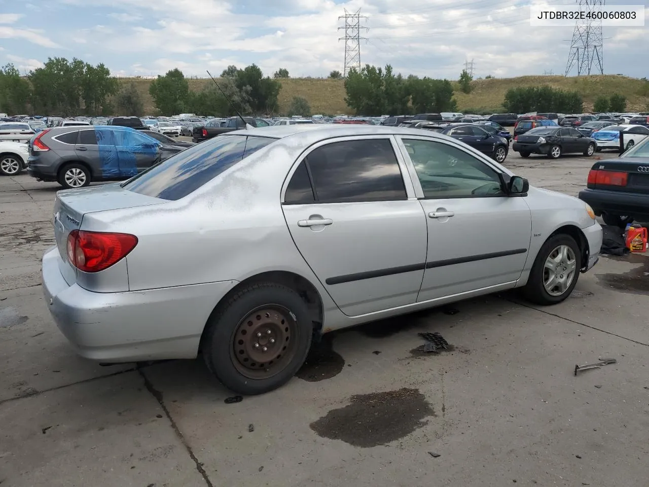 2006 Toyota Corolla Ce VIN: JTDBR32E460060803 Lot: 70867204