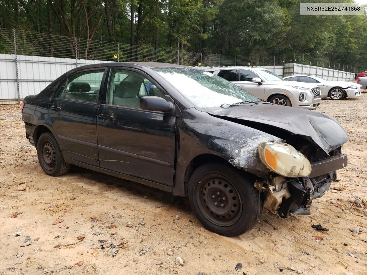 2006 Toyota Corolla Ce VIN: 1NXBR32E26Z741868 Lot: 71103254