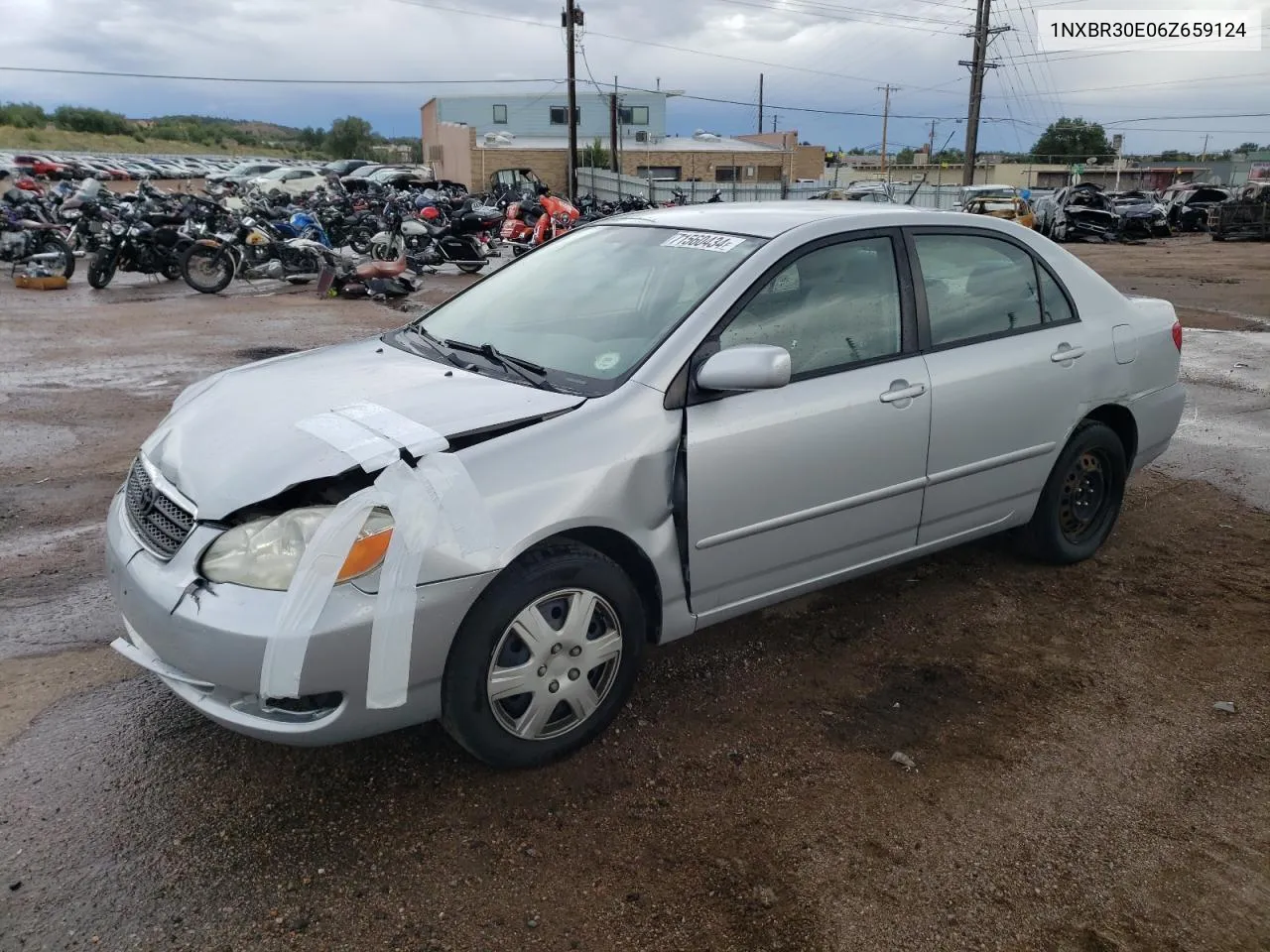 2006 Toyota Corolla Ce VIN: 1NXBR30E06Z659124 Lot: 71560434