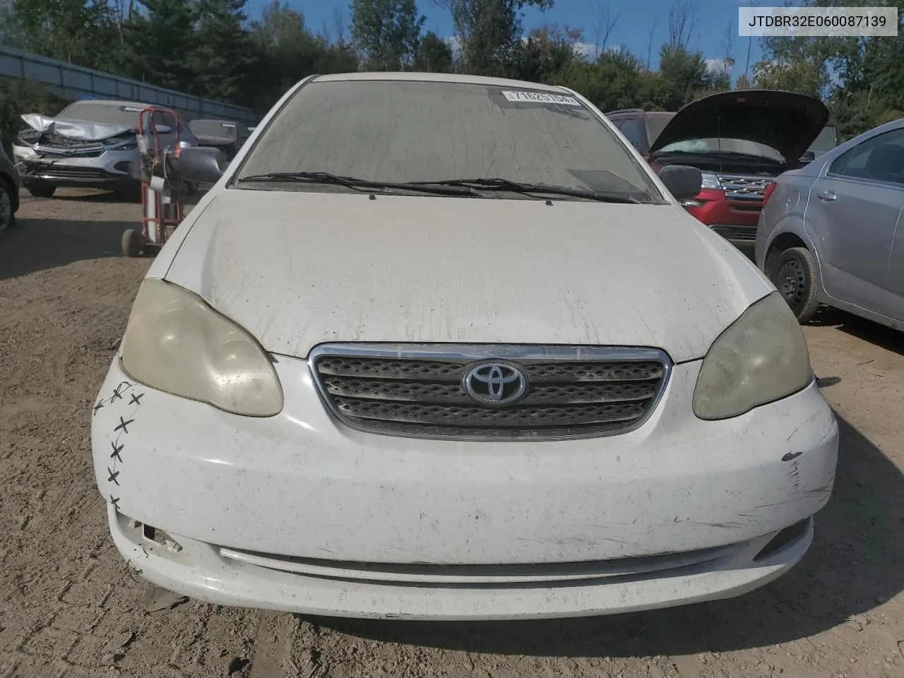 JTDBR32E060087139 2006 Toyota Corolla Ce