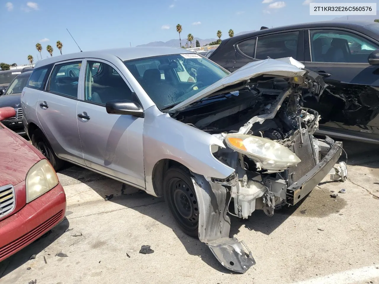 2006 Toyota Corolla Matrix Xr VIN: 2T1KR32E26C560576 Lot: 71674444