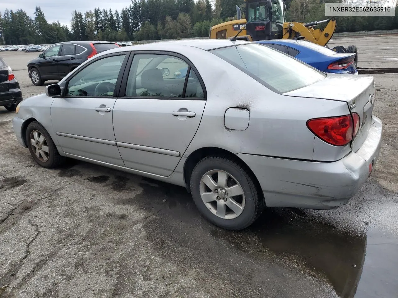 2006 Toyota Corolla Ce VIN: 1NXBR32E56Z635916 Lot: 71838684