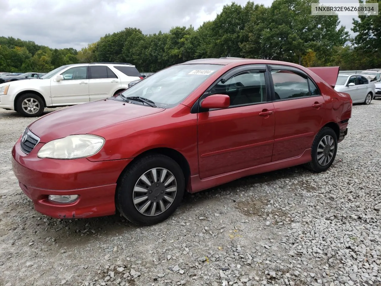 2006 Toyota Corolla Ce VIN: 1NXBR32E96Z688134 Lot: 72014204