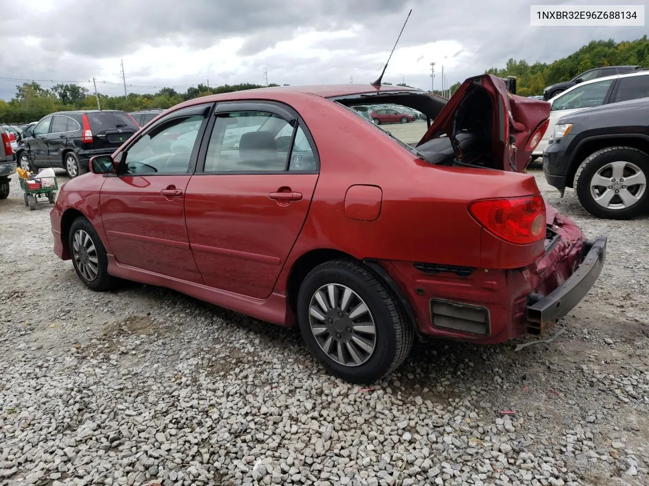 2006 Toyota Corolla Ce VIN: 1NXBR32E96Z688134 Lot: 72014204