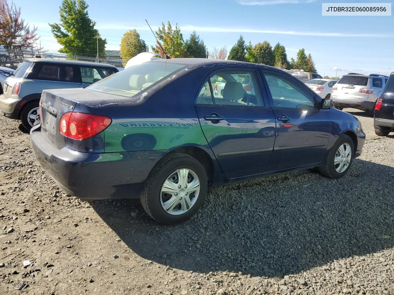 2006 Toyota Corolla Ce VIN: JTDBR32E060085956 Lot: 72059014