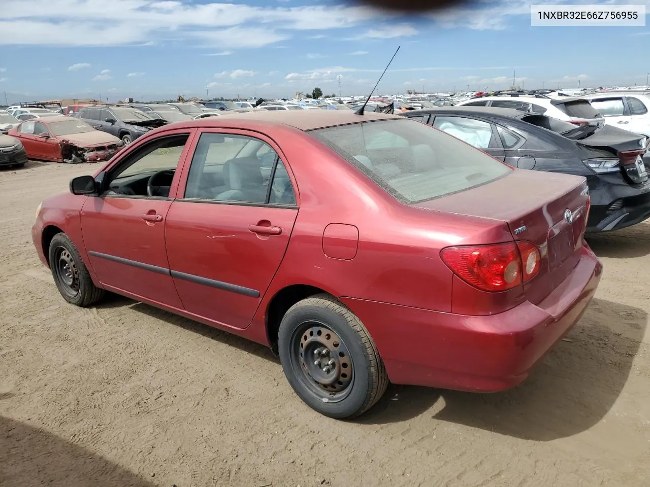 2006 Toyota Corolla Ce VIN: 1NXBR32E66Z756955 Lot: 72090964