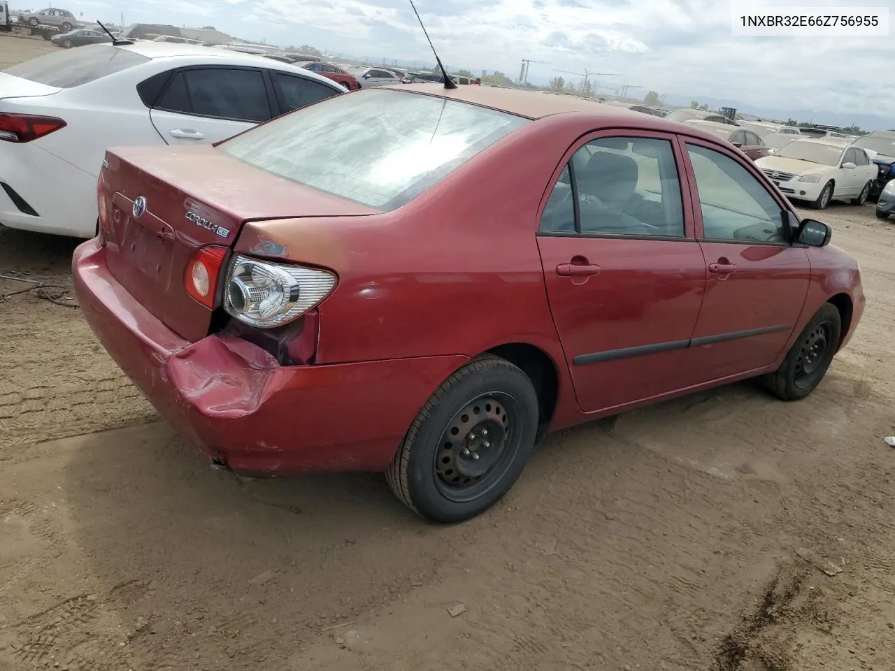 2006 Toyota Corolla Ce VIN: 1NXBR32E66Z756955 Lot: 72090964