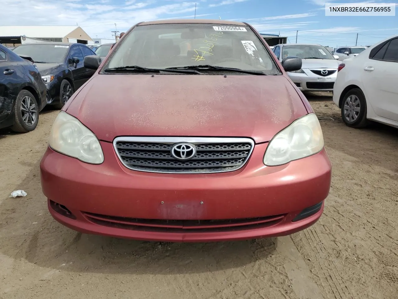 2006 Toyota Corolla Ce VIN: 1NXBR32E66Z756955 Lot: 72090964