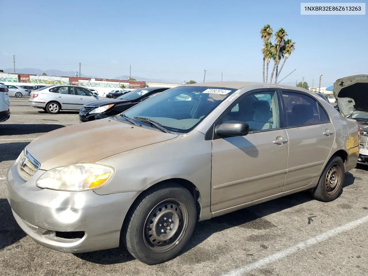 2006 Toyota Corolla Ce VIN: 1NXBR32E86Z613263 Lot: 72092914