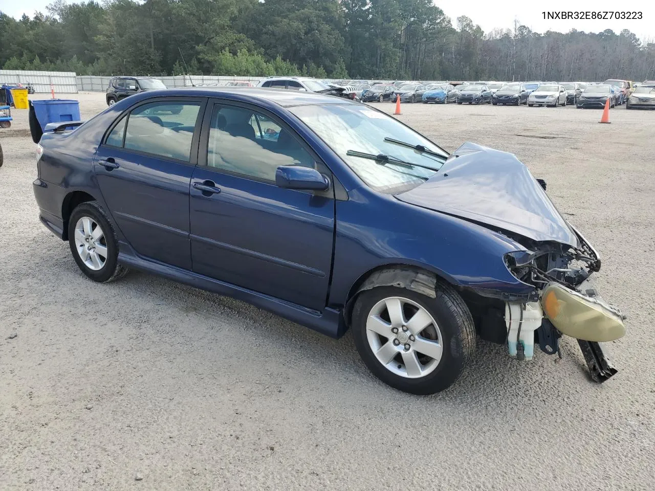 2006 Toyota Corolla Ce VIN: 1NXBR32E86Z703223 Lot: 72155844