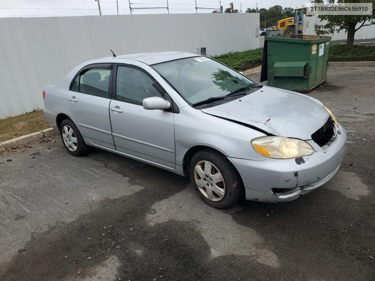 2006 Toyota Corolla Ce VIN: 2T1BR32E86C656910 Lot: 72560544