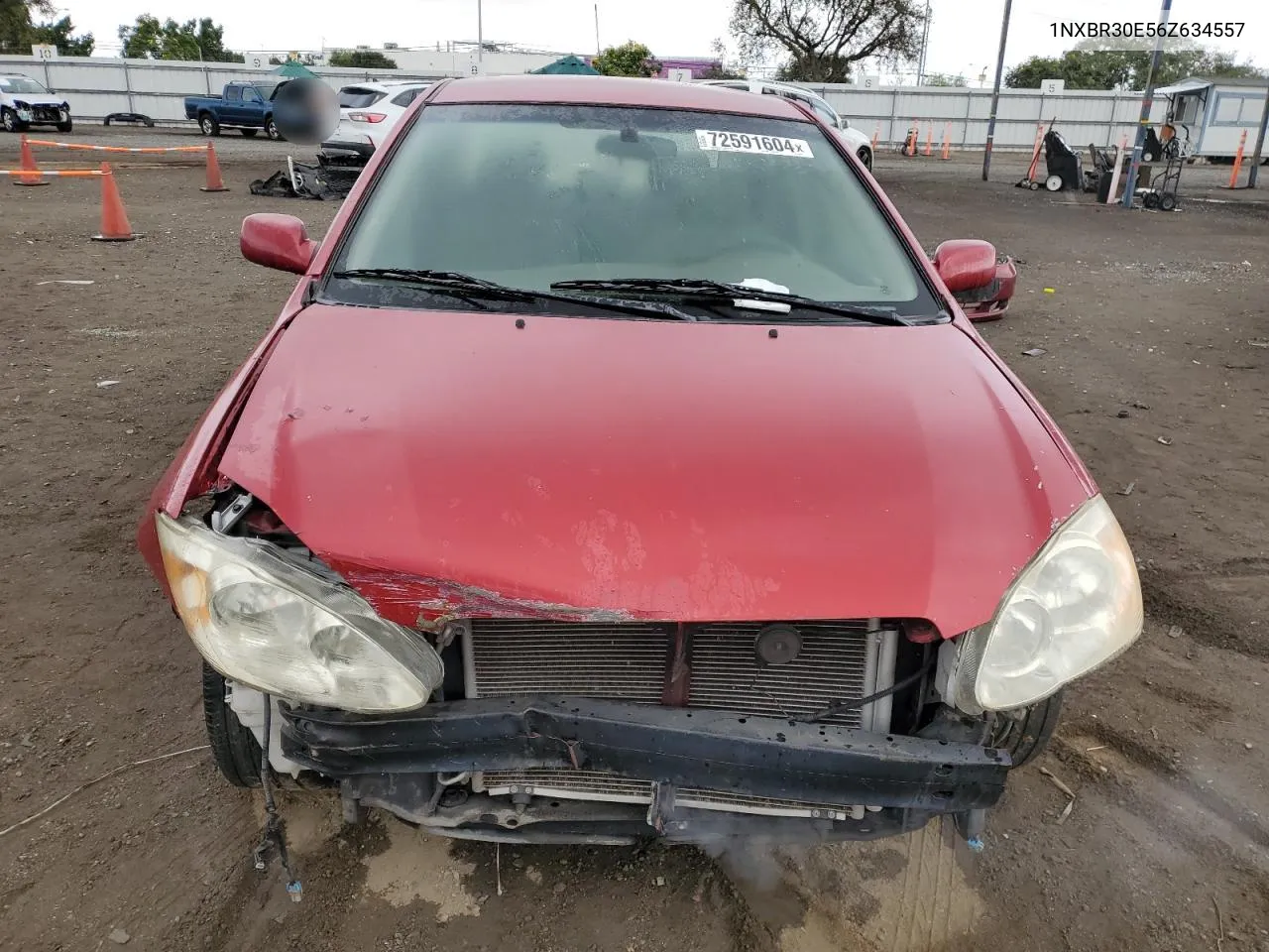 2006 Toyota Corolla Ce VIN: 1NXBR30E56Z634557 Lot: 72591604