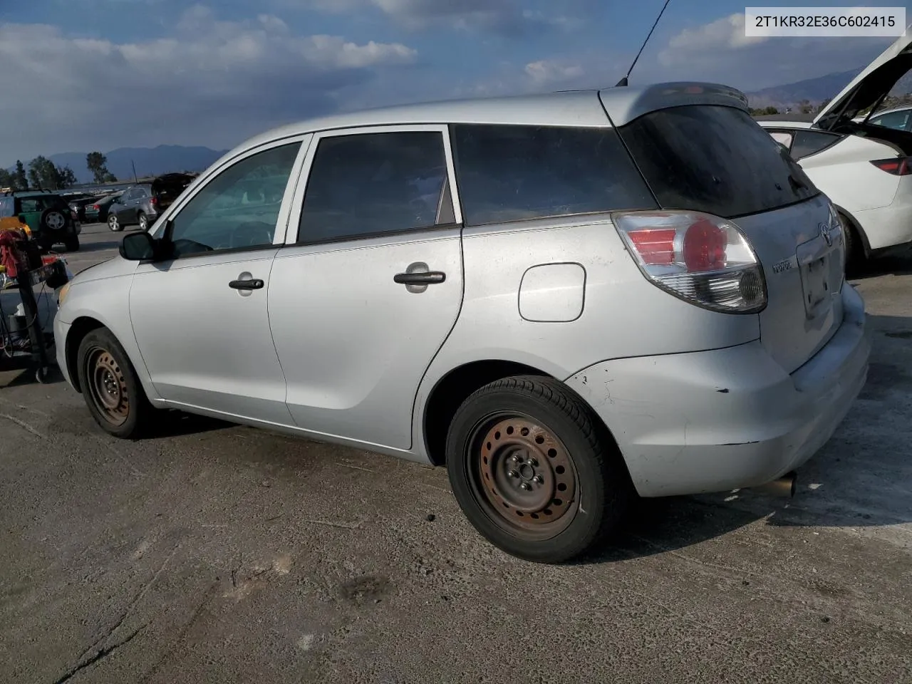 2006 Toyota Corolla Matrix Xr VIN: 2T1KR32E36C602415 Lot: 72630324