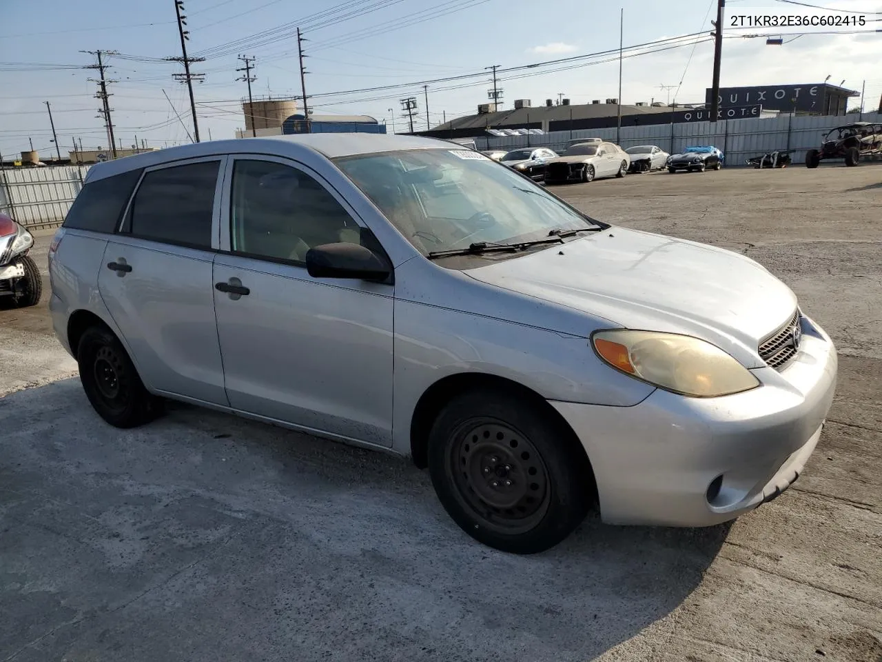 2006 Toyota Corolla Matrix Xr VIN: 2T1KR32E36C602415 Lot: 72630324